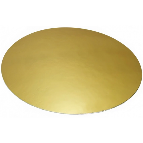 Podkład złoty okrągły gładki 28 cm